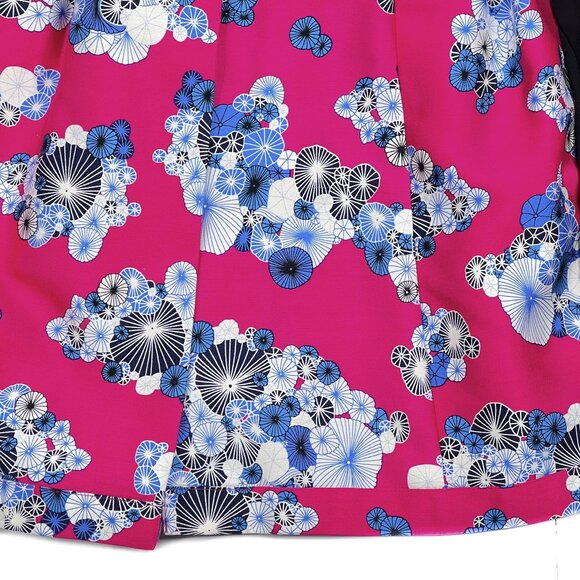 Diane von Furstenberg Jewel Silk Combo Wrap Dress Floating Flowers Size 0 NWOT - Picture 5 of 9